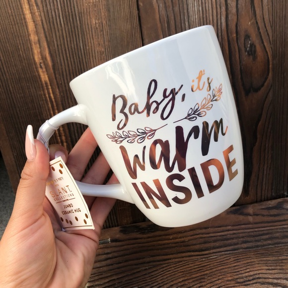 Francesca's Collections Other - “Baby, it’s warm inside” mug
